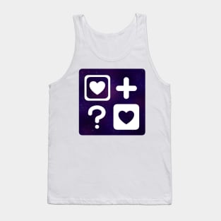 Love plus Love? Aesthetic galaxy Tank Top